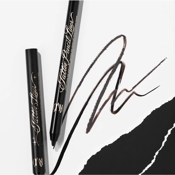 KVD Kat von D Tattoo Pencil Waterproof Long-Wear Gel Eyeliner Trooper Black - Picture 8 of 9